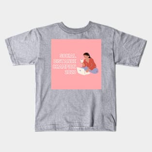 Social Distance Champion 2020 Kids T-Shirt